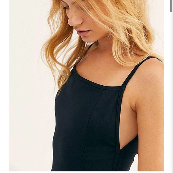 White Free People Women's Lila Square Neck Bodysuit -NWOT - Picture 9 of 11